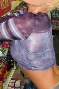 Y2K Tie Dye Splice Print Crop Long Sleeve Tee - Coquette Aesthetic Grunge Style Women's Fashion