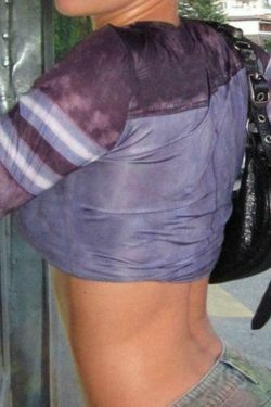 Y2K Tie Dye Splice Print Crop Long Sleeve Tee - Coquette Aesthetic Grunge Style Women's Fashion