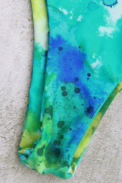 Y2K Tie Dye String Bikini Set for Niche Women Fashion