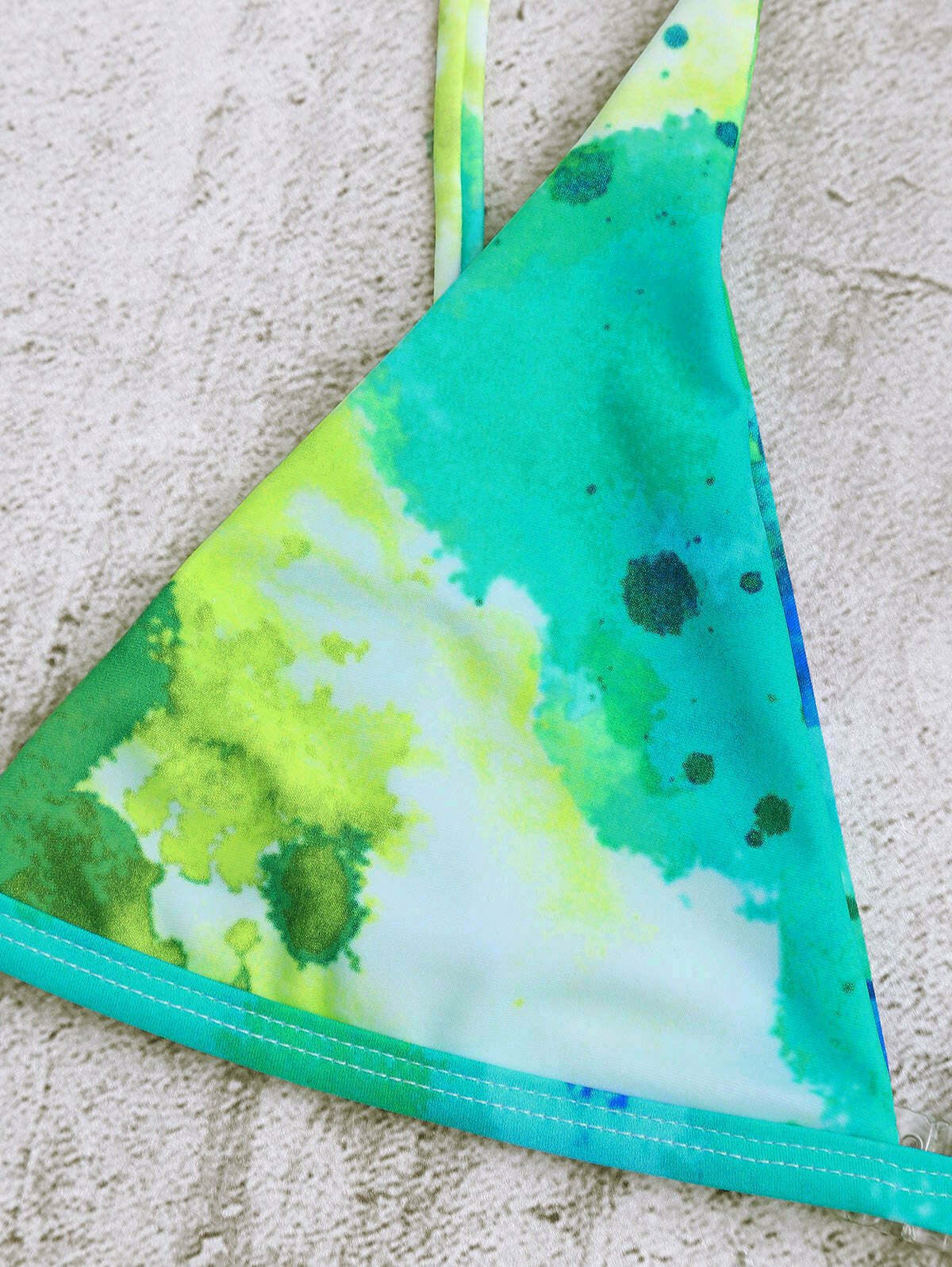 Y2K Tie Dye String Bikini Set for Niche Women Fashion Y2K Tie Dye String Bikini Set for Niche Women Fashion