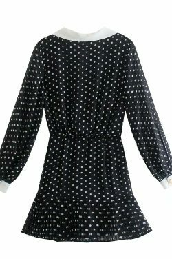 Y2K Vintage Polka Dot Dress - Coquette Aesthetic Fashion for Women