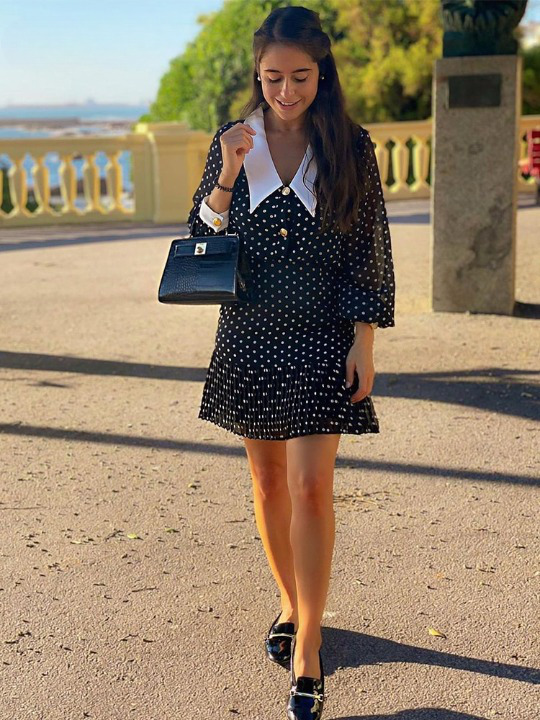 Y2K Vintage Polka Dot Dress - Coquette Aesthetic Fashion for Women Y2K Vintage Polka Dot Dress - Coquette Aesthetic Fashion for Women