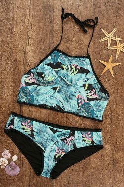 Y2K Vintage Tankinis: Backless Halter Swimwear - Coquette Aesthetic, Grunge Style, Cute Tops