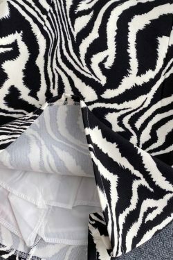 Zebra Print Mini Skirt - Y2K Fashion Statement with Coquette Aesthetic & Grunge Vibes