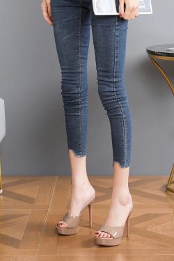 12CM Women's Waterproof Stiletto Sandals - 2025 Summer Fashion High Heels for Outdoor, Sexy Slippers