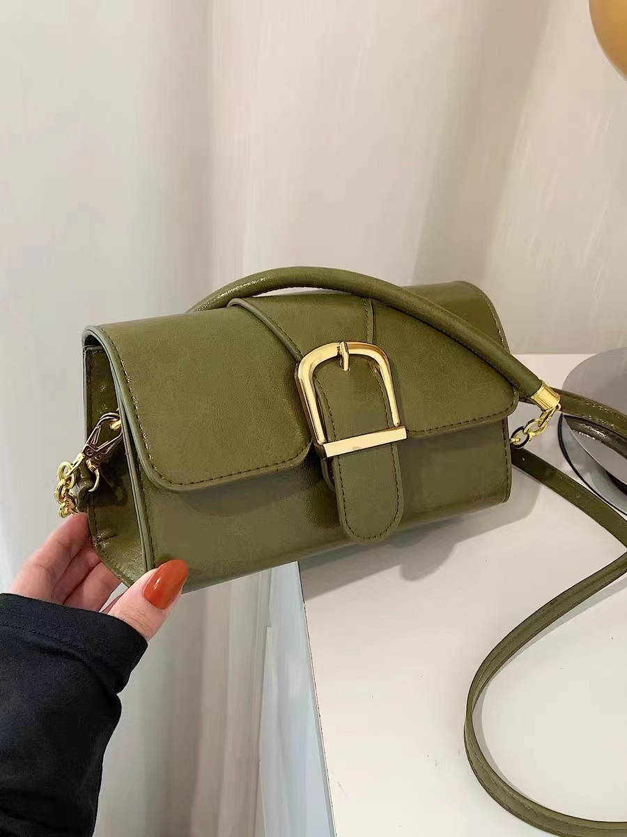 2023 Casual Shiny Green Small Square Crossbody Bag - Elegant Shoulder Underarm Bag for Women, Niche Fashion Accessory 2023 Casual Shiny Green Small Square Crossbody Bag - Elegant Shoulder Underarm Bag for Women, Niche Fashion Accessory