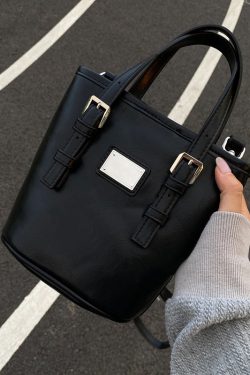 2023 Korean-Style Retro Bucket Bag for Women - Trendy Handheld Commuting Bag, High-End Niche Design, Crossbody Option