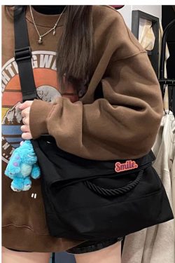 2023 Nylon Crossbody Bag for Women - Large Capacity Tote Messenger for College, Commuting & Everyday Use