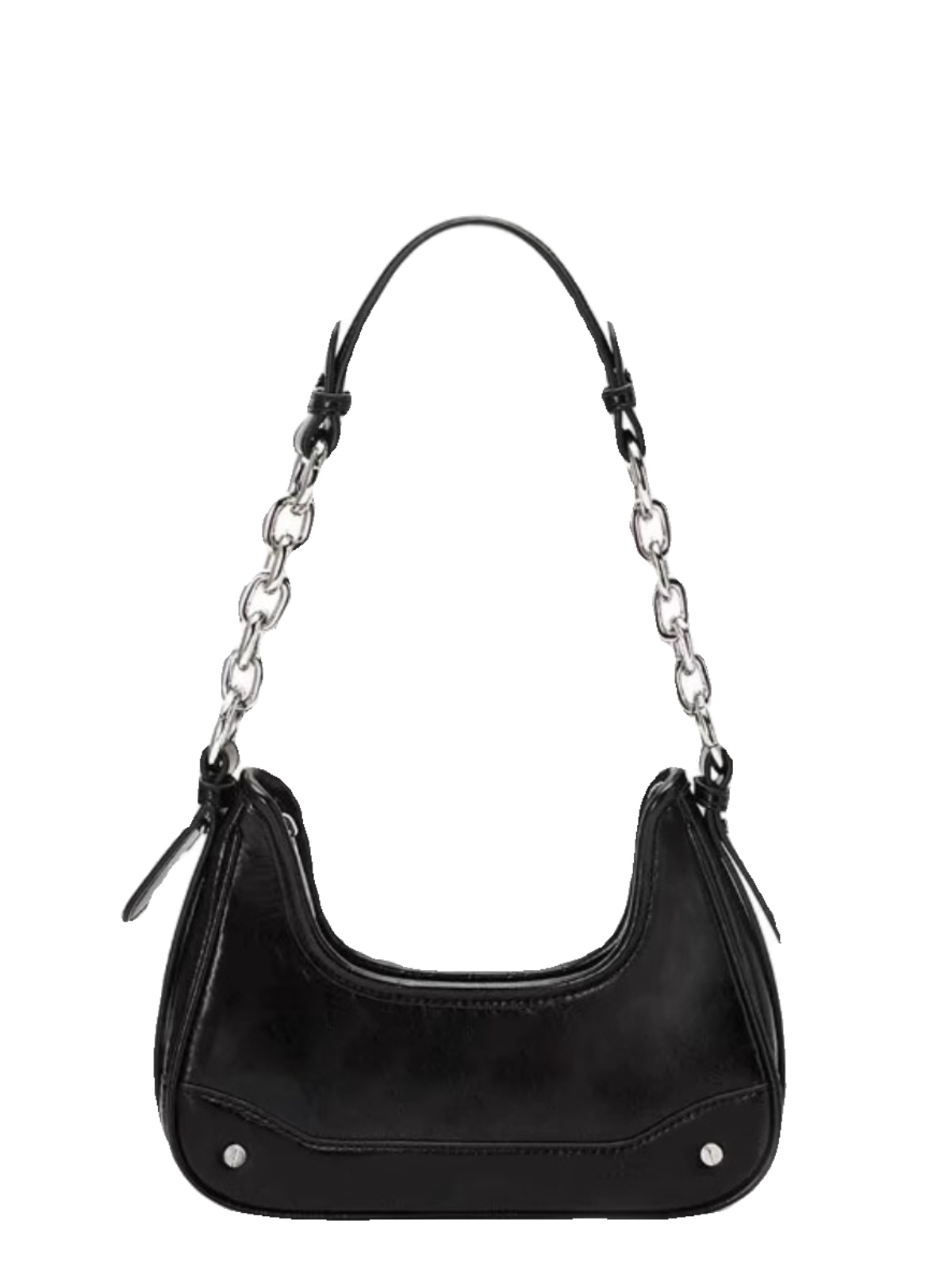 2023 Silver Underarm Bag for Women, Handheld Chain Baguette, Versatile High-End Shoulder Crossbody Bag 2023 Silver Underarm Bag for Women, Handheld Chain Baguette, Versatile High-End Shoulder Crossbody Bag