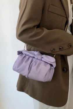 2023 Spring/Summer Small Rabbit Ears Handheld Ruffled Cloud Bag, Versatile Crossbody Chain Bag, Trendy Niche Design