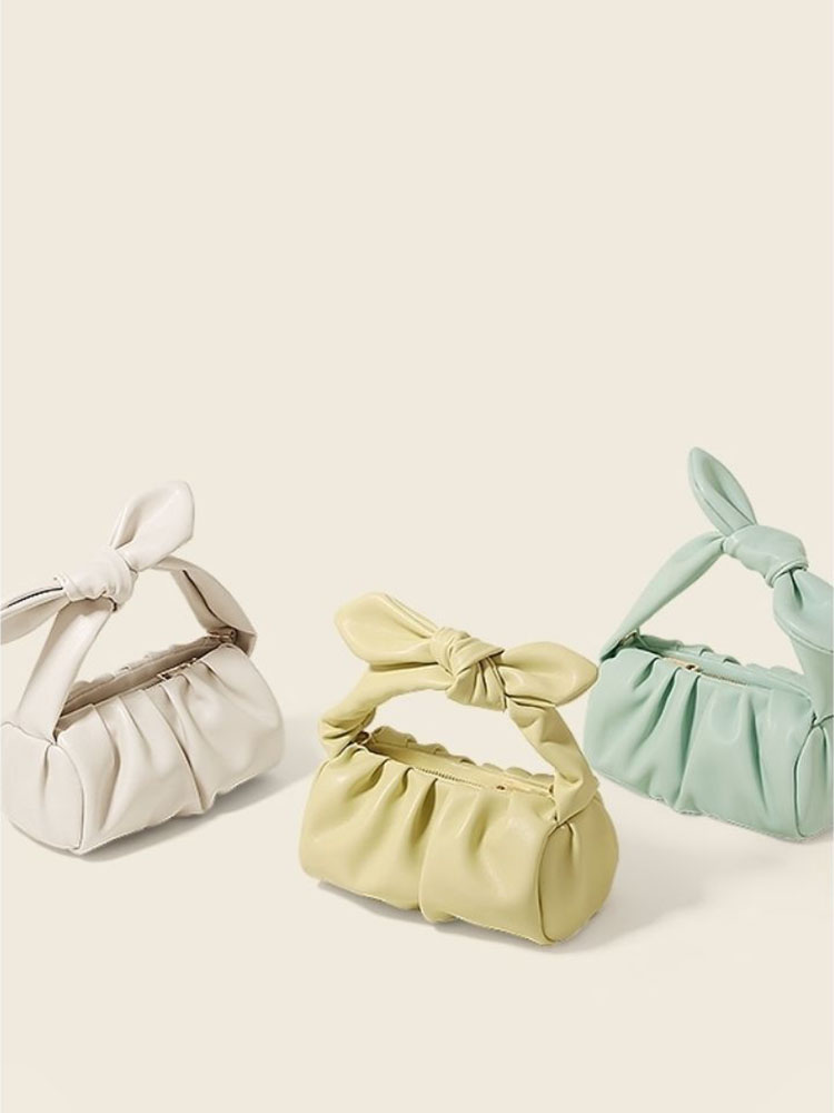 2023 Spring/Summer Small Rabbit Ears Handheld Ruffled Cloud Bag, Versatile Crossbody Chain Bag, Trendy Niche Design 2023 Spring/Summer Small Rabbit Ears Handheld Ruffled Cloud Bag, Versatile Crossbody Chain Bag, Trendy Niche Design