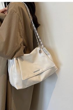 2023 Trendy Autumn Winter Chain Shoulder Crossbody Bag, Versatile Large Capacity Underarm Bag for Women