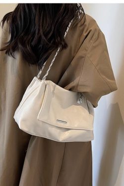 2023 Trendy Autumn Winter Chain Shoulder Crossbody Bag, Versatile Large Capacity Underarm Bag for Women