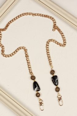 2023 Women's Bohemian Chain Shoulder Strap - DIY Crossbody Handheld Resin Bag Strap - Universal Fit for Fashionable Styles