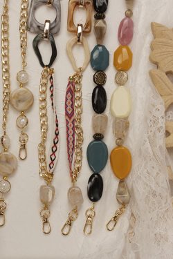 2023 Women's Bohemian Chain Shoulder Strap - DIY Crossbody Handheld Resin Bag Strap - Universal Fit for Fashionable Styles