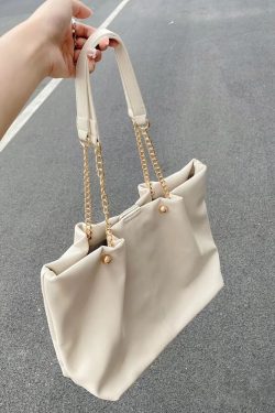 2023 Women's Soft Leather Large Capacity Tote Bag - High-End Niche Design, Perfect for College Students, Handheld & Shoulder Style