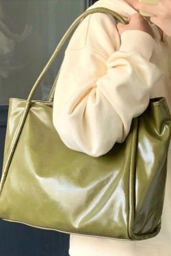 2024 Korean Style Women's Textured Tote Bag - Large Capacity Shoulder Bag for Spring Summer Fashion