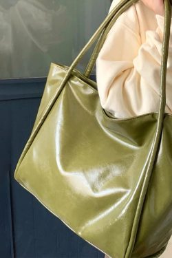 2024 Korean Style Women's Textured Tote Bag - Large Capacity Shoulder Bag for Spring Summer Fashion