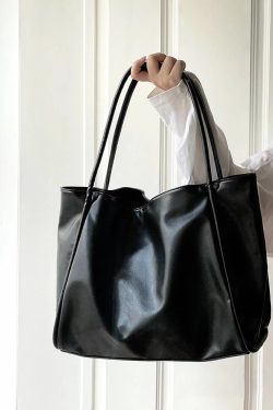 2024 Korean Style Women's Textured Tote Bag - Large Capacity Shoulder Bag for Spring Summer Fashion