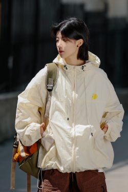 2024 Summer Lightweight Sun Protection Jacket, Breathable Loose Windbreaker for Outdoor Activities, Trendy Summer Outerwear