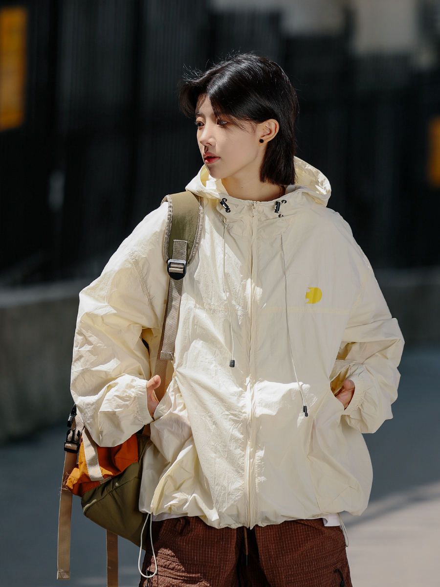 2024 Summer Lightweight Sun Protection Jacket, Breathable Loose Windbreaker for Outdoor Activities, Trendy Summer Outerwear 2024 Summer Lightweight Sun Protection Jacket, Breathable Loose Windbreaker for Outdoor Activities, Trendy Summer Outerwear