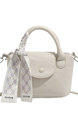 2024 Trendy Summer Small Crossbody Bags for Women, Versatile Korean-Style Textured Scarf Tote Bucket Bags