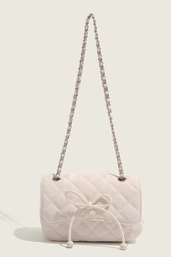 2024 Women's Bow Underarm Bag - High-End Shoulder & Crossbody Bag, Versatile Chain Design, Fashionable Trend