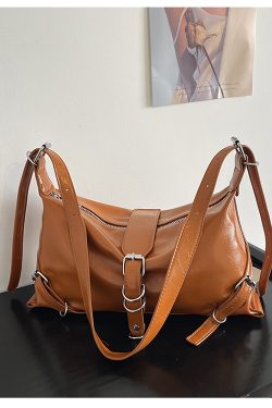 2025 Black Soft Leather Large Capacity Casual Tote Bag for Women - Korean Style Fashion Shoulder and Crossbody Bag