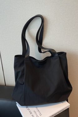 2025 Japanese-Style Large Capacity Tote Bag for Women - Casual Versatile Shoulder Bag for College and Work Commuting