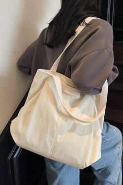 2025 Japanese-Style Large Capacity Tote Bag for Women - Casual Versatile Shoulder Bag for College and Work Commuting