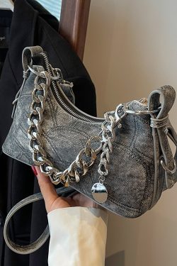 2025 New Model Patchwork Small Bag for Women - Stylish Versatile Chain Underarm Shoulder Crossbody Bag