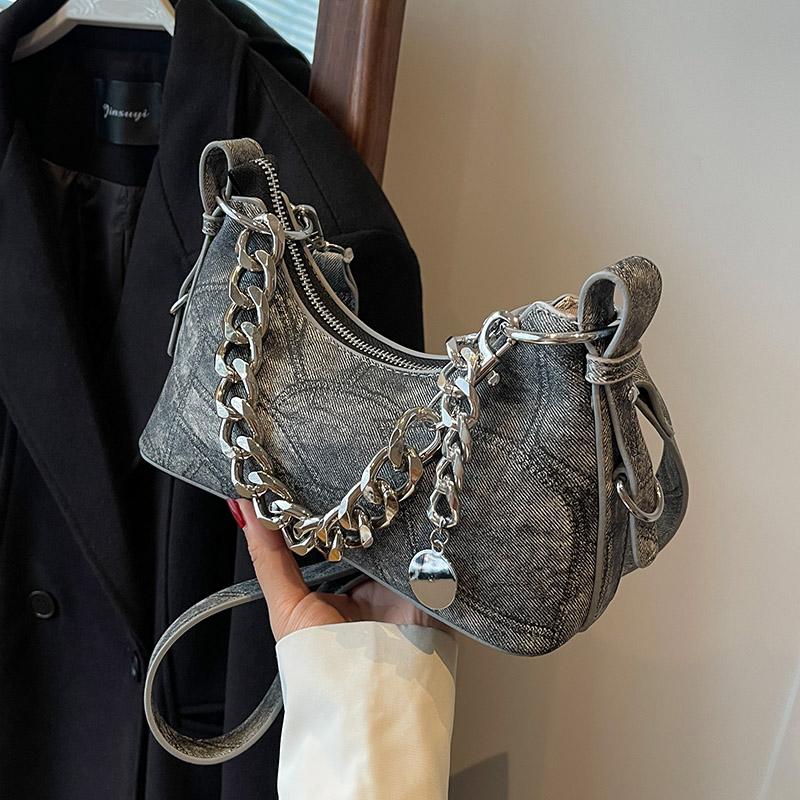 2025 New Model Patchwork Small Bag for Women - Stylish Versatile Chain Underarm Shoulder Crossbody Bag 2025 New Model Patchwork Small Bag for Women - Stylish Versatile Chain Underarm Shoulder Crossbody Bag