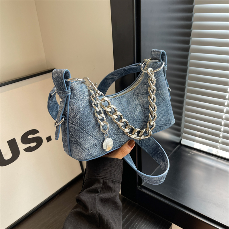 2025 New Model Patchwork Small Bag for Women - Stylish Versatile Chain Underarm Shoulder Crossbody Bag 2025 New Model Patchwork Small Bag for Women - Stylish Versatile Chain Underarm Shoulder Crossbody Bag