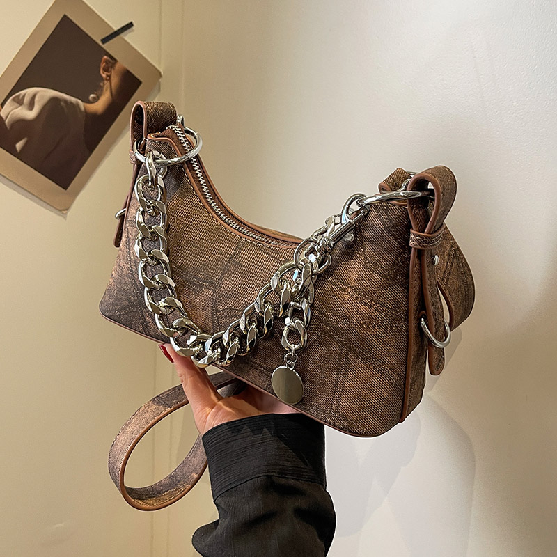 2025 New Model Patchwork Small Bag for Women - Stylish Versatile Chain Underarm Shoulder Crossbody Bag 2025 New Model Patchwork Small Bag for Women - Stylish Versatile Chain Underarm Shoulder Crossbody Bag