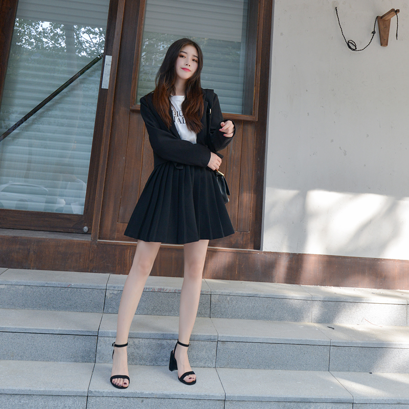 2025 New Style Genuine Leather Black One-Strap Thick-Heeled Sandals for Women - Fairy Mid-Heel Summer Footwear in Large Sizes 2025 New Style Genuine Leather Black One-Strap Thick-Heeled Sandals for Women - Fairy Mid-Heel Summer Footwear in Large Sizes