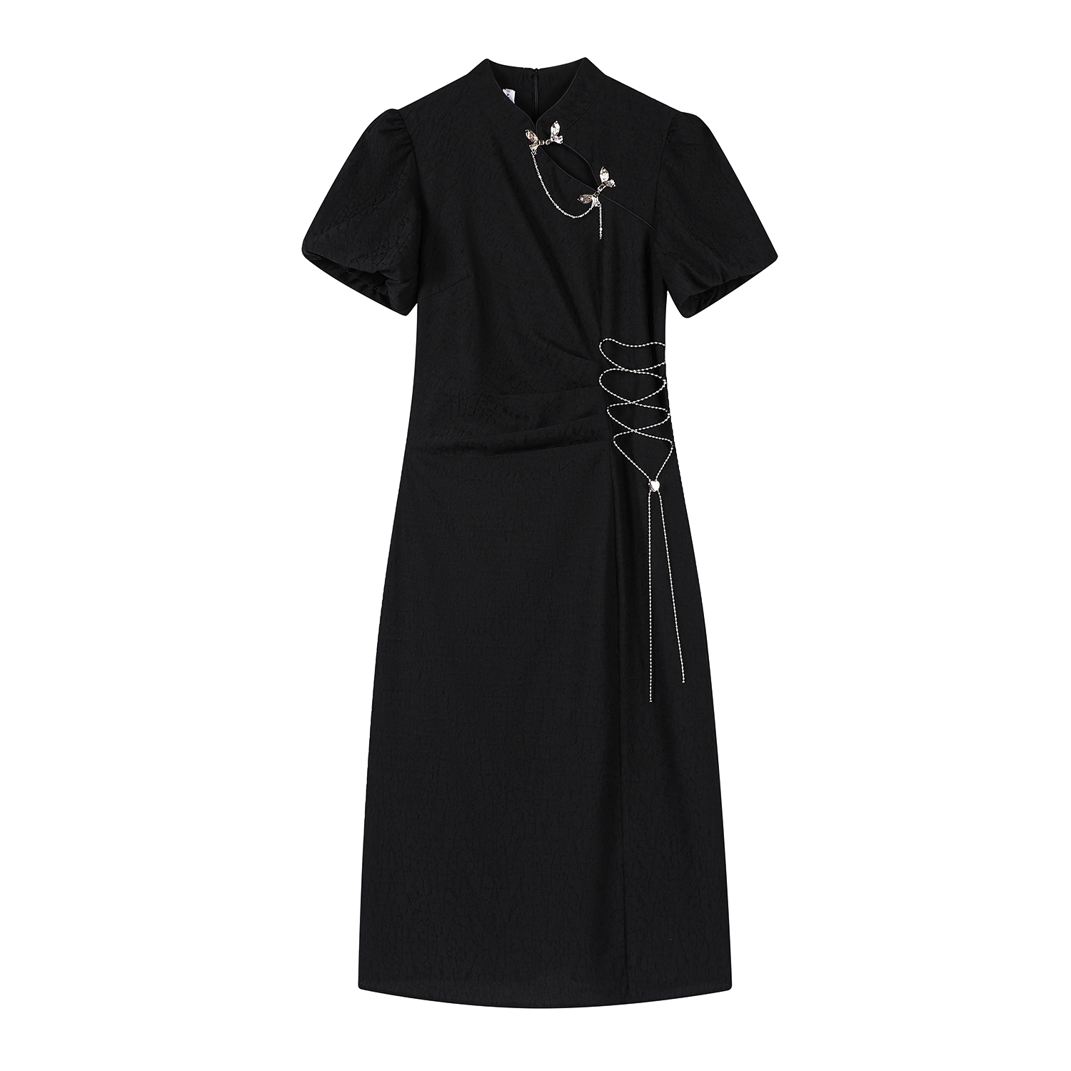 2025 Spring Qipao Dress for Women, National Style Chinese Dress, Young Women's Summer Fashion, Elegant Asian-Inspired Design 2025 Spring Qipao Dress for Women, National Style Chinese Dress, Young Women's Summer Fashion, Elegant Asian-Inspired Design