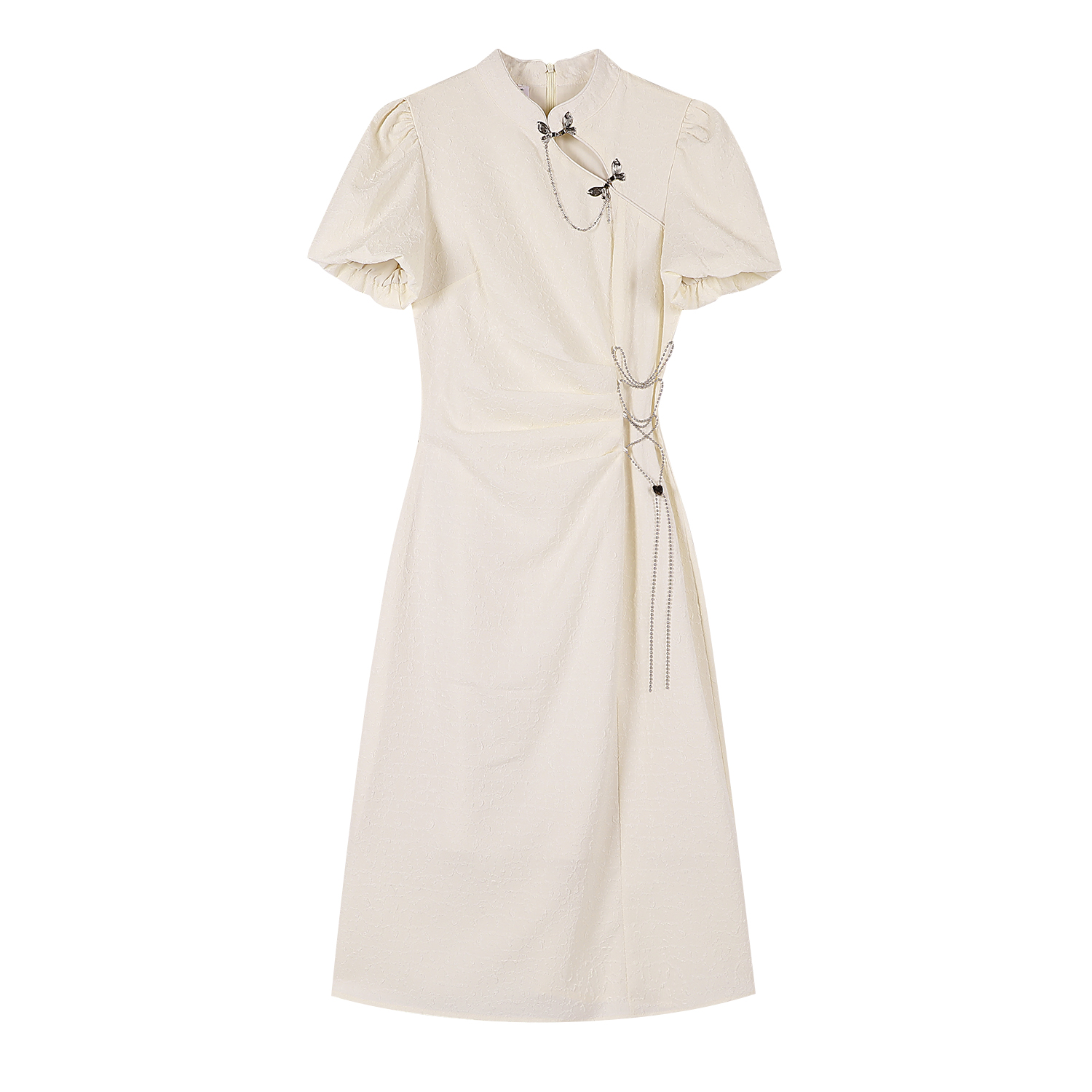 2025 Spring Qipao Dress for Women, National Style Chinese Dress, Young Women's Summer Fashion, Elegant Asian-Inspired Design 2025 Spring Qipao Dress for Women, National Style Chinese Dress, Young Women's Summer Fashion, Elegant Asian-Inspired Design