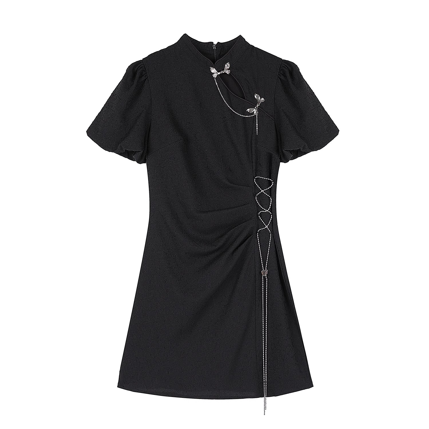 2025 Spring Qipao Dress for Women, National Style Chinese Dress, Young Women's Summer Fashion, Elegant Asian-Inspired Design 2025 Spring Qipao Dress for Women, National Style Chinese Dress, Young Women's Summer Fashion, Elegant Asian-Inspired Design