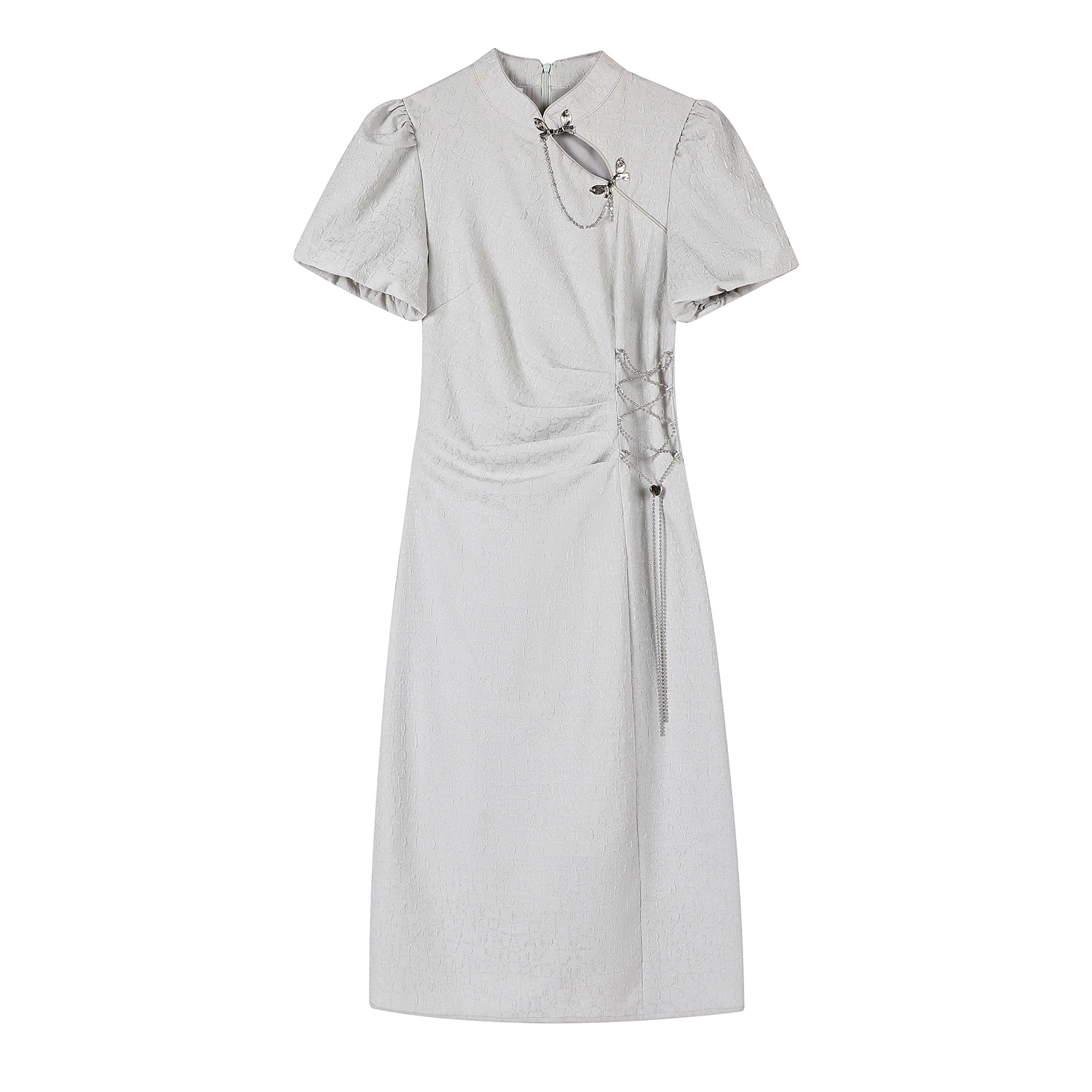 2025 Spring Qipao Dress for Women, National Style Chinese Dress, Young Women's Summer Fashion, Elegant Asian-Inspired Design 2025 Spring Qipao Dress for Women, National Style Chinese Dress, Young Women's Summer Fashion, Elegant Asian-Inspired Design