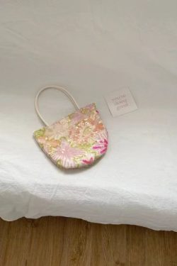 2025 Spring Women's Floral Embroidered Sequin Tote Bag, Casual Large Capacity Crossbody Bag, Versatile Fashion Accessory