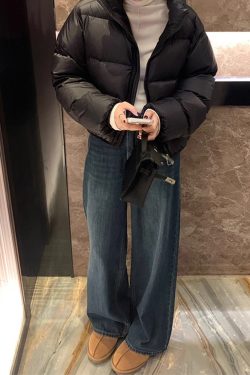 2025 Straight-Leg Jeans for Women, Narrow Wide-Leg Pants for Petite & Plus-Size, Slimming Loose Fit Fashion