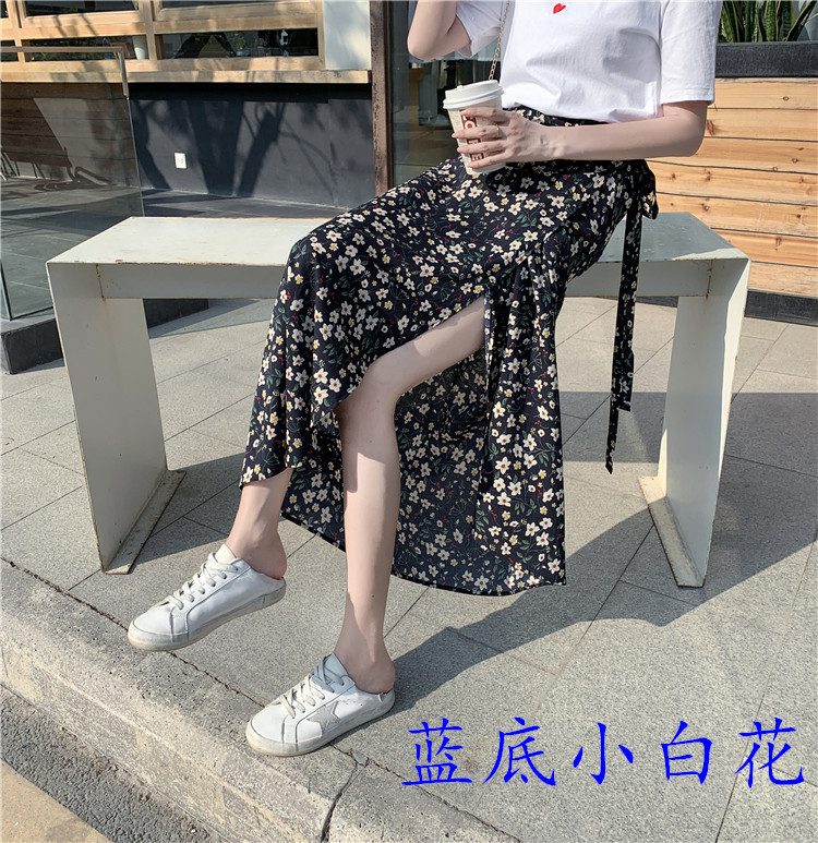 2025 Summer A-Line Floral Beach Skirt for Curvy Hips & Thighs - Irregular Long Design, Perfect for Boho and Y2K Styles 2025 Summer A-Line Floral Beach Skirt for Curvy Hips & Thighs - Irregular Long Design, Perfect for Boho and Y2K Styles