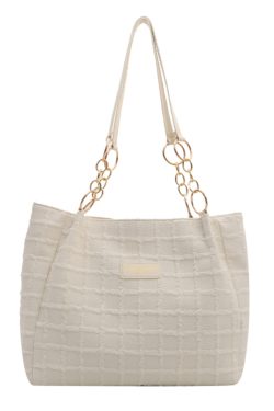 2025 Summer Minimalist High-End Large Handbag for Women - Versatile Shoulder Tote Bag with Spacious Capacity for Commuting