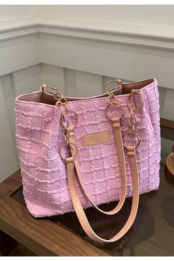 2025 Summer Minimalist High-End Large Handbag for Women - Versatile Shoulder Tote Bag with Spacious Capacity for Commuting