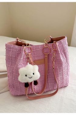 2025 Summer Minimalist High-End Large Handbag for Women - Versatile Shoulder Tote Bag with Spacious Capacity for Commuting