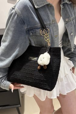 2025 Summer Minimalist High-End Large Handbag for Women - Versatile Shoulder Tote Bag with Spacious Capacity for Commuting