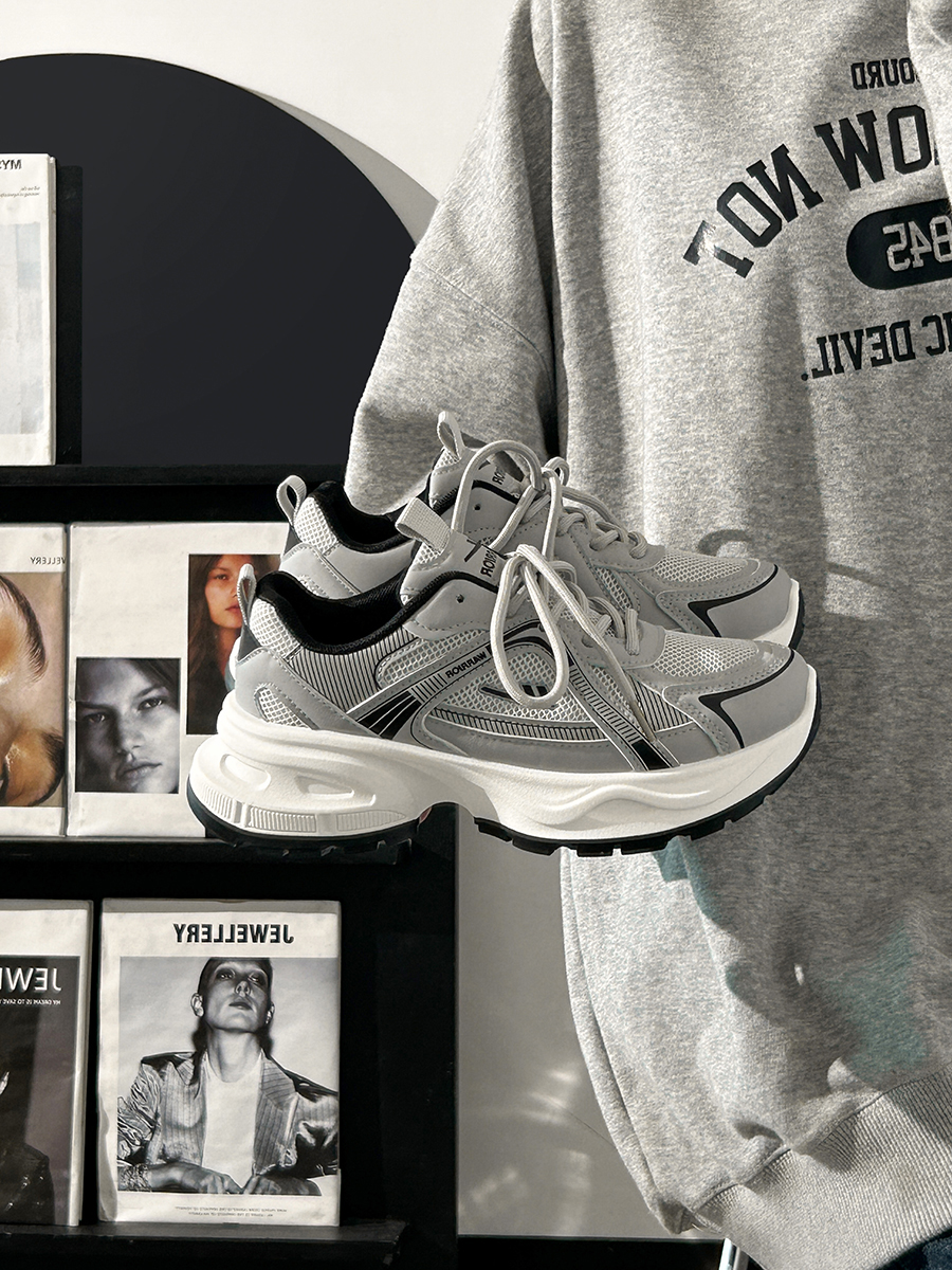 2025 Summer Unisex Height-Increasing Mesh Sports Shoes - Breathable White Dad Sneakers for Couples 2025 Summer Unisex Height-Increasing Mesh Sports Shoes - Breathable White Dad Sneakers for Couples