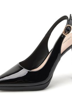 2025 Summer Women's Closed-Toe High Heels, One-Strap Buckle Sandals, 12CM Ultra High Waterproof Platform Shoes