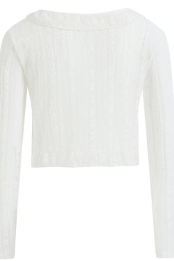 2025 Summer Women's Elegant Lace Cardigan Long Sleeve Outerwear - Trendy Layering Piece for Chic Style