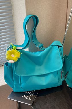 2025 Women's Canvas Single Shoulder Bag - Casual Korean Style Crossbody for College Commuting - Fresh Look